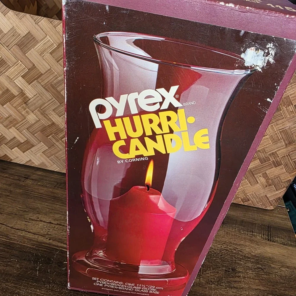 Pyrex Hurri-Candle Corning Hurricane Candle 11.5